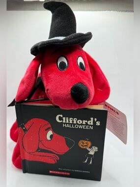 Kohl's Cares® Clifford the big red dog Halloween Plush Toy and Book Bundle